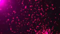 紫罗兰色的闪烁的明亮的粒子现代电脑生成的背景呈现