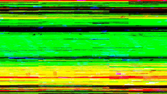 动态小苗。视频坏信号颜色显示渲染电脑生成的背景