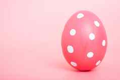 美丽的复活节粉红色的蛋颜色粉红色的背景
