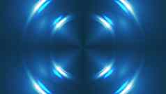 电脑生成的分形蓝色的千变万化的背景闪烁的蓝色的灯呈现