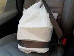 塑料袋交付食物安全带车