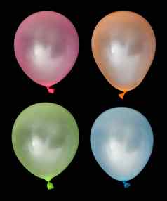 集膨胀的气球颜色