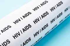 艾滋病毒艾滋病纸