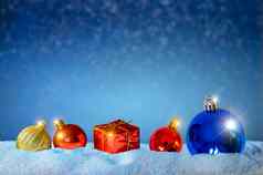 快乐圣诞节快乐一年问候背景圣诞节灯笼雪冷杉