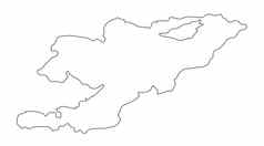 吉尔吉斯斯坦地图大纲