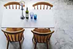 餐厅房间表格椅子家具装饰
