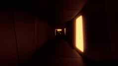 高度摘要设计隧道走廊发光的光模式插图壁纸背景