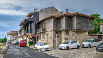 街道小镇纳塞巴尔保加利亚
