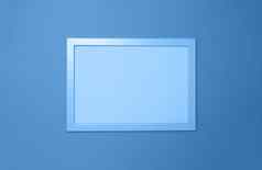 空框里背景经典蓝色的颜色复制空间文本水平颜色一年概念收获模拟前视图最小的风格概念