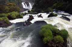 伊瓜苏河瀑布国家阿根廷巴西
