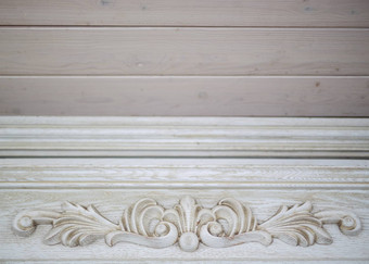 雕刻木装饰墙房子房间装饰画白色