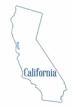 加州大纲地图