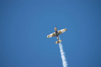 布加勒斯特罗马尼亚航空显示9月牦牛飞机飞行槽天空