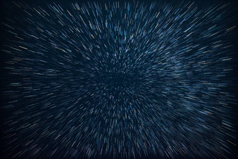 明星小径变焦时间旅行效果晚上罗马尼亚英仙座流星流星淋浴