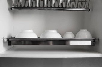 菜干燥金属架大不错的白色清洁盘子传统的舒适的厨房开放白色菜排水衣橱湿菜玻璃陶瓷盘子碗干燥内部架