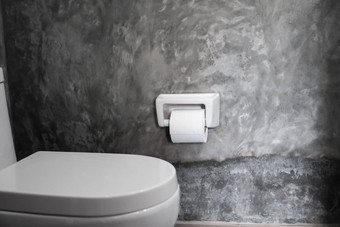 白色挂<strong>厕所</strong>。。。座位白色<strong>厕所</strong>。。。首页浴室灰色瓷砖混凝土风格<strong>厕所</strong>。。。纸墙浴室奢侈品室内