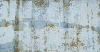 画蓝色的金属生锈的背景金属生锈纹理侵蚀金属挠脏纹理户外生锈的金属墙