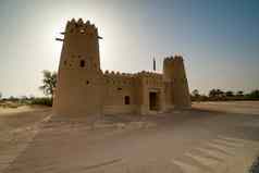 沙漠城堡利瓦绿洲酋长国阿布阿布扎比大学
