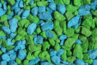 背景绿色蓝色的装饰颗粒