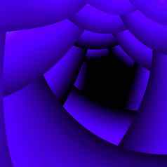 摘要隧道发光的黑暗蓝色的光黑暗