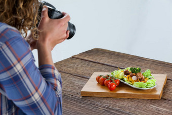 摄影师点击图片食物数字相机