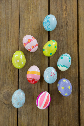 五彩缤纷的复活节鸡蛋