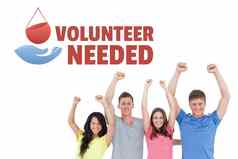 集团人志愿者需要文本血捐赠图形