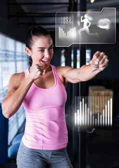 运动适合女人健身房健康接口