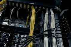 连接互联网电缆服务器服务器日期中心