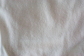 宏特写镜头纯白色清洁棉花织物受欢迎的材料服装