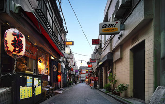 金商业街东京的新宿区