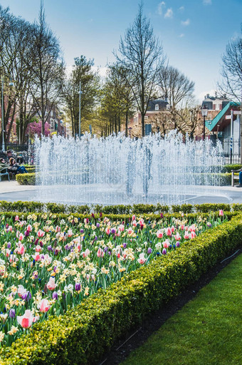 国立博物馆花园周围的环境阿姆斯特丹