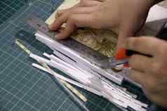 手工制作的创建日记特殊的剪贴簿纸