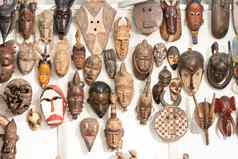 观赏非洲面具出售市场