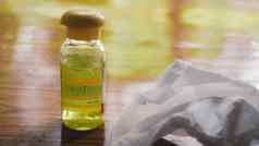 小儿麻痹症疫苗疫苗接种瓶手洗手液餐巾消毒产品表格防止传播冠状病毒疫情疾病科维德