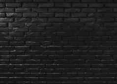 黑色的砖墙纹理