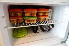 冰箱完整的食物
