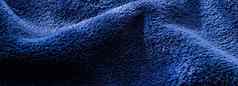 溢价蓝色的织物纹理装饰纺织背景室内设计