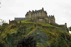 爱丁堡城堡城堡岩石