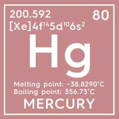 汞过渡金属化学元素mendeleev的仙女