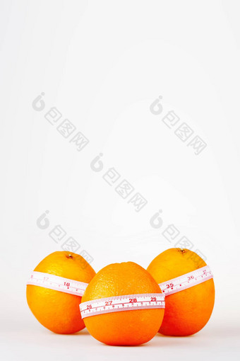 橙子裁缝<strong>统治</strong>者橙色饮食水果希利维生素饮食帮助失去重量的地方文本