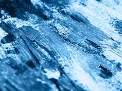 摘要经典蓝色的丙烯酸污渍混乱的刷中风变形艺术背景