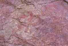 石头纹理背景独特的模式粉红色的岩石纹理