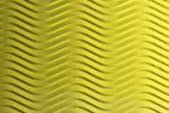 黄色的纸水平波纹理压花波详细的纸背景波纹波浪纸板背景