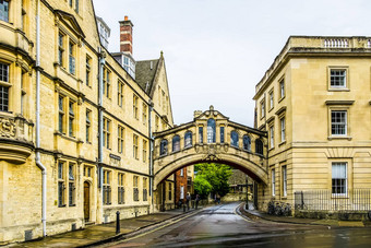 英格兰牛津大学七桥叹了口气牛津大学大学