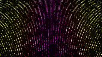 数字数据流色彩斑斓的粒子电脑生成的呈现摘要科技背景