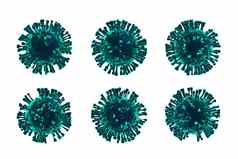 科维德冠状病毒病毒渲染背景