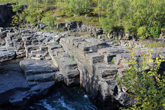 <strong>大河</strong>北极苔原由于国家公园nothern瑞典