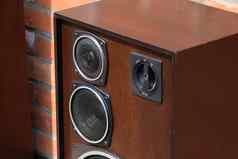 声系统无线电技术苏联古董音频设备音乐的列使胶合板
