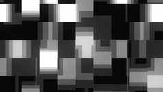 电脑生成的摘要技术背景呈现融合黑色的白色广场形状